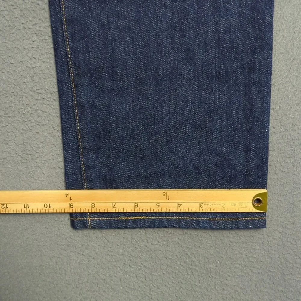 Levi's VTG Jeans Men's 34x34 Blue Deadstock 501 Straight Button Fly Denim Y2K